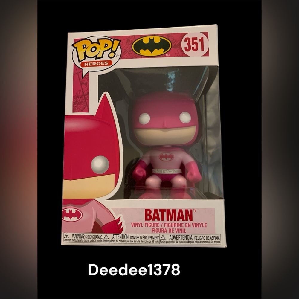 Vaulted New Breast Cancer Awareness Batman 2020 Funko Pop